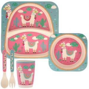 Llama Kids Dinner Set