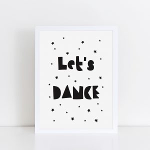lets dance a4 print
