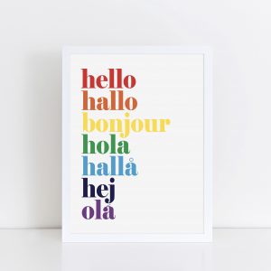 hello, hallo a3 print