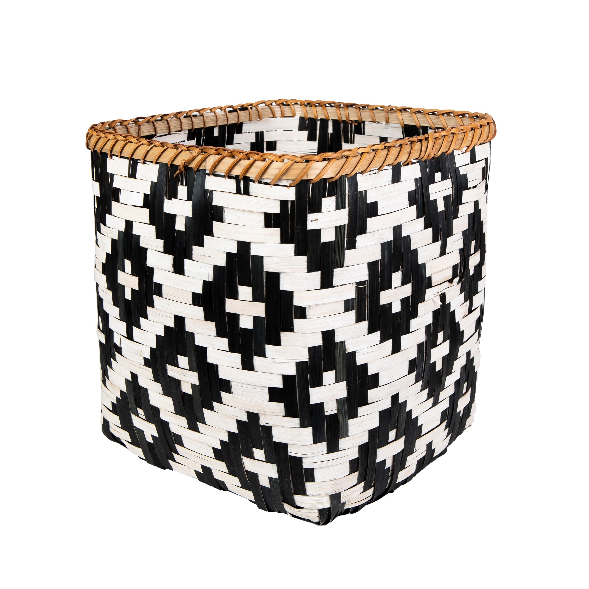 Monochrome Bamboo Basket