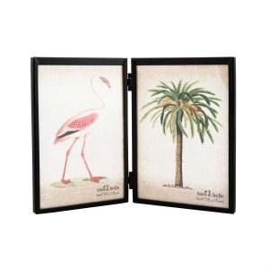 Black Fold Out Photo Frame