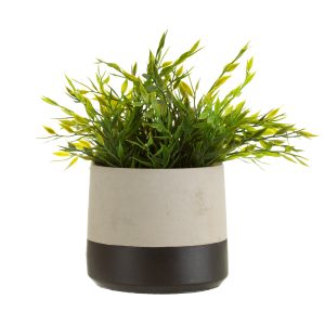 Black Dip Cement Planter
