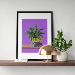 MerryNotes Designs 'Peace Lily' Print in A4 or A3