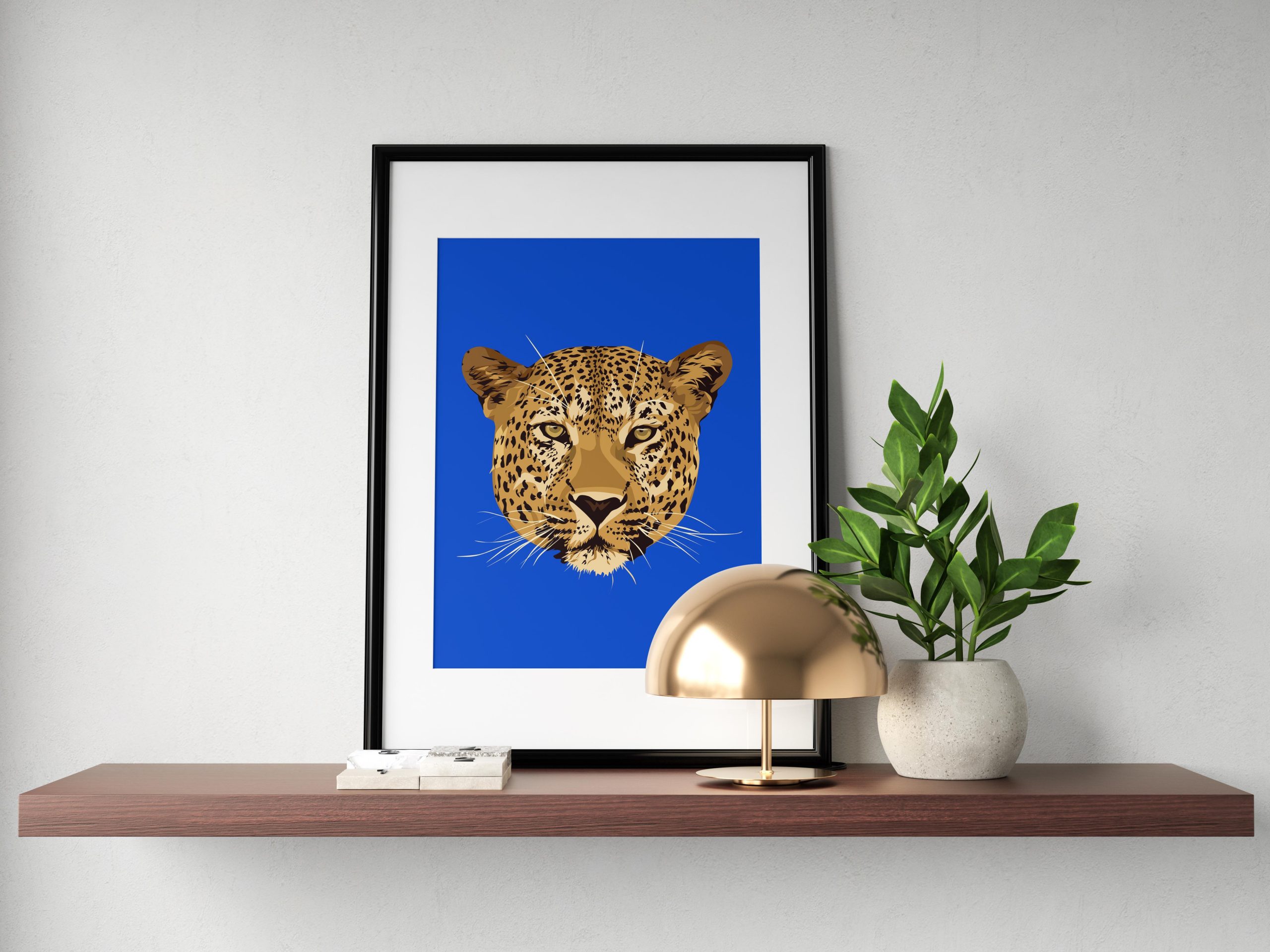 MerryNotes Designs 'Leopard' Print in A4 or A3