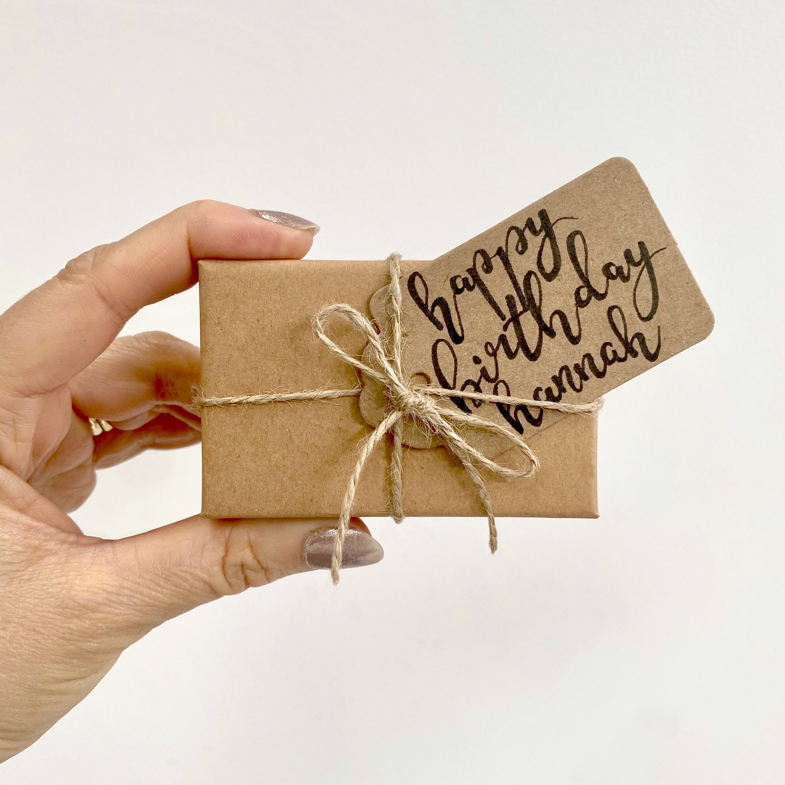 Twine and personalised message